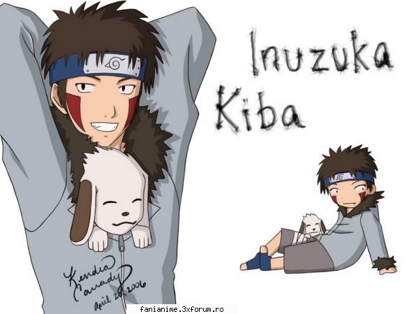 parere aveti despre kiba? credeti despre kiba?kiba seamana putin naruto, doar fel ptimist stie cand