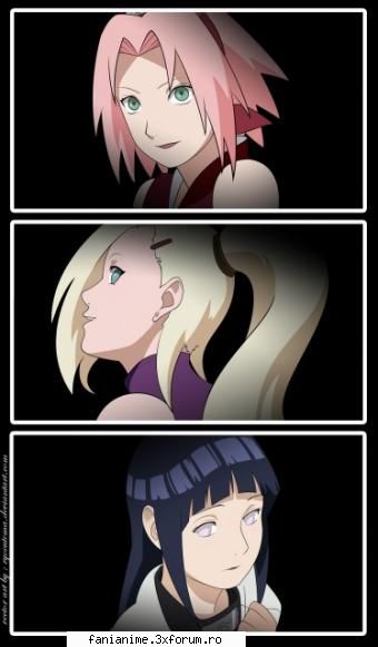 Care e personajul vostru favorit dintre fete? - 1.Sakura 2.Ino 3.Hinata Dar cel mai mult Sakura - Naruto