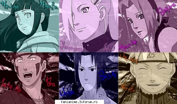 Ce culori li s-ar potrivi personajelor? - eu zic in felul urmator: Naruto: Galben si - Naruto