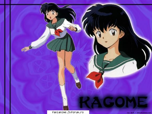 Ce personaj ai vrea sa fii??? - Eu as vrea sa fii Kagome pt ca e o fata mereu - InuYasha