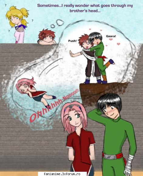 Funny Naruto Pics - ce gandeste gaara cu adevarat - Naruto