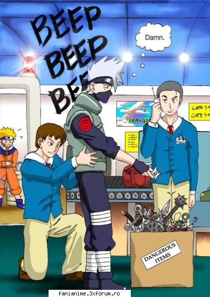 Funny Naruto Pics - kakashi nu ar mai trebui sa se duca la magazin - Naruto