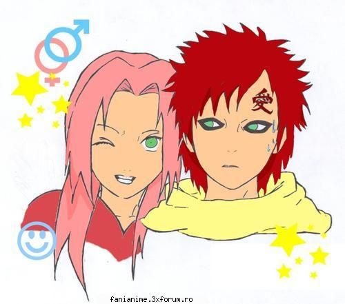Poze cu Gaara. - Sakura ji Gaara k veni vb gaara cu cine ar ramane - Naruto