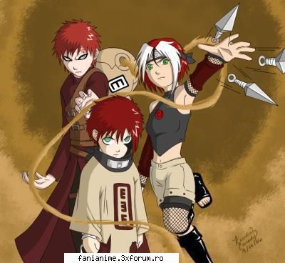 Poze cu Gaara. - Sand family :D :D :D :D :D - Naruto