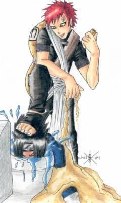 Poze cu Gaara. - sqz pt poza k eu nu am nik cu sasuke chiar imi - Naruto