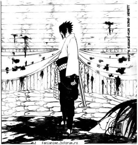 Poze cu Sasuke. - cand il omoara pe orochimaru - Naruto