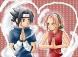 Sasuke si Sakura - Hai sa pun shi eu o poza cu cei doi - Naruto