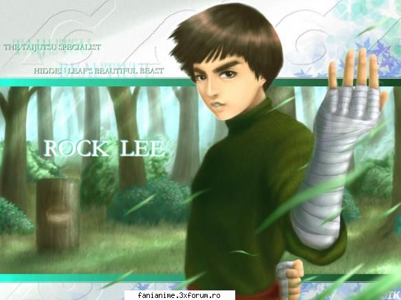 pai sunt de acord cu voi :nod:  :nod:  :nod: va place rock lee?