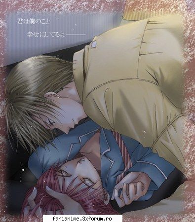 Va place cuplul Shuichi-Yuki ? - da imi place la nebunie acest cuplu este suuuper - Gravitation
